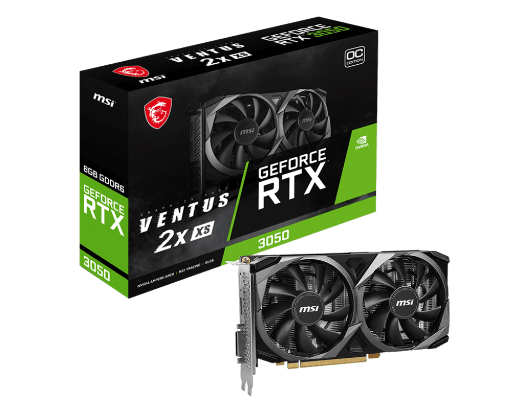 Placa video MSI GeForce RTX 3050, 8GB GDDR6, PCI Express