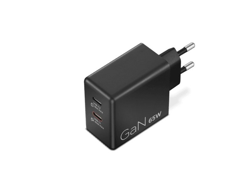 Incarcator Lenovo Dual USB-C 65W GaN; Port de incarcare: 2x