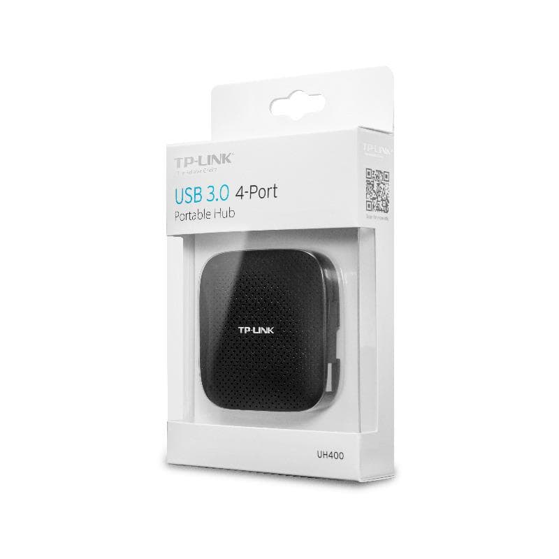 Hub USB TP-Link UH400, 4 porturi USB 3.0, negru - 2