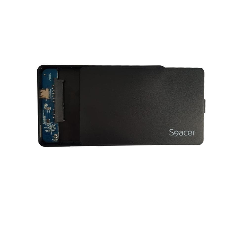 Rack extern HDD/SSD 2.5" Spacer USB-C 3.1 negru - 3