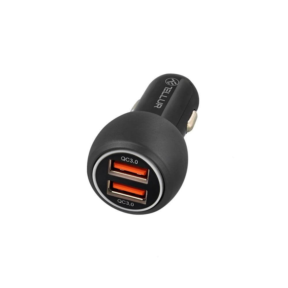 Incarcator auto Tellur FCC8, 6A, 36W (QC 3.0 + QC