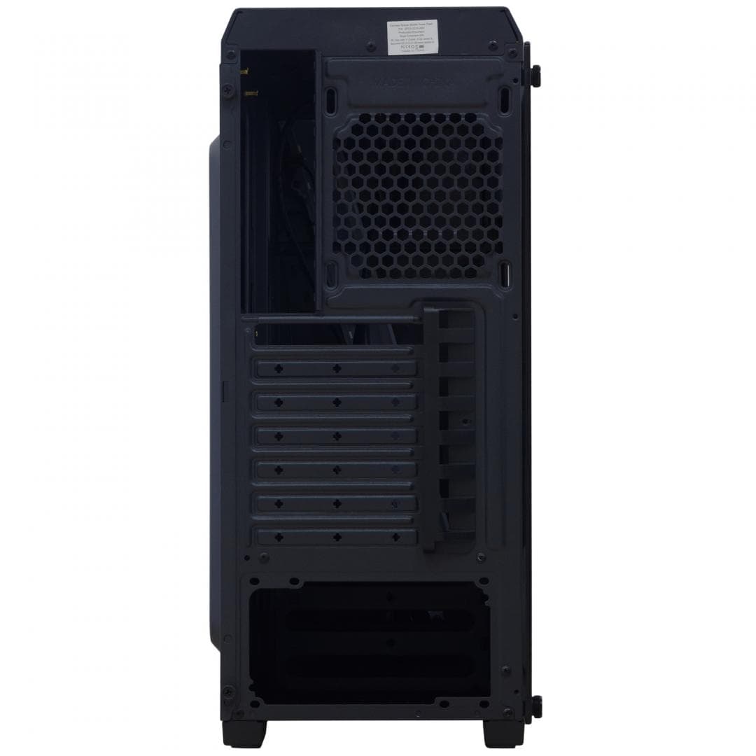 Carcasa SPACER SPCS-GC-FLASH, RGB, Mid Tower, Black - 6