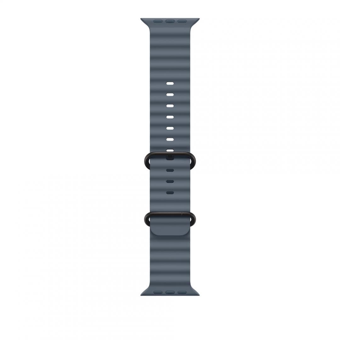 Apple Watch 49mm Anchor Blue Ocean Band Extension - Black Titanium Finish
