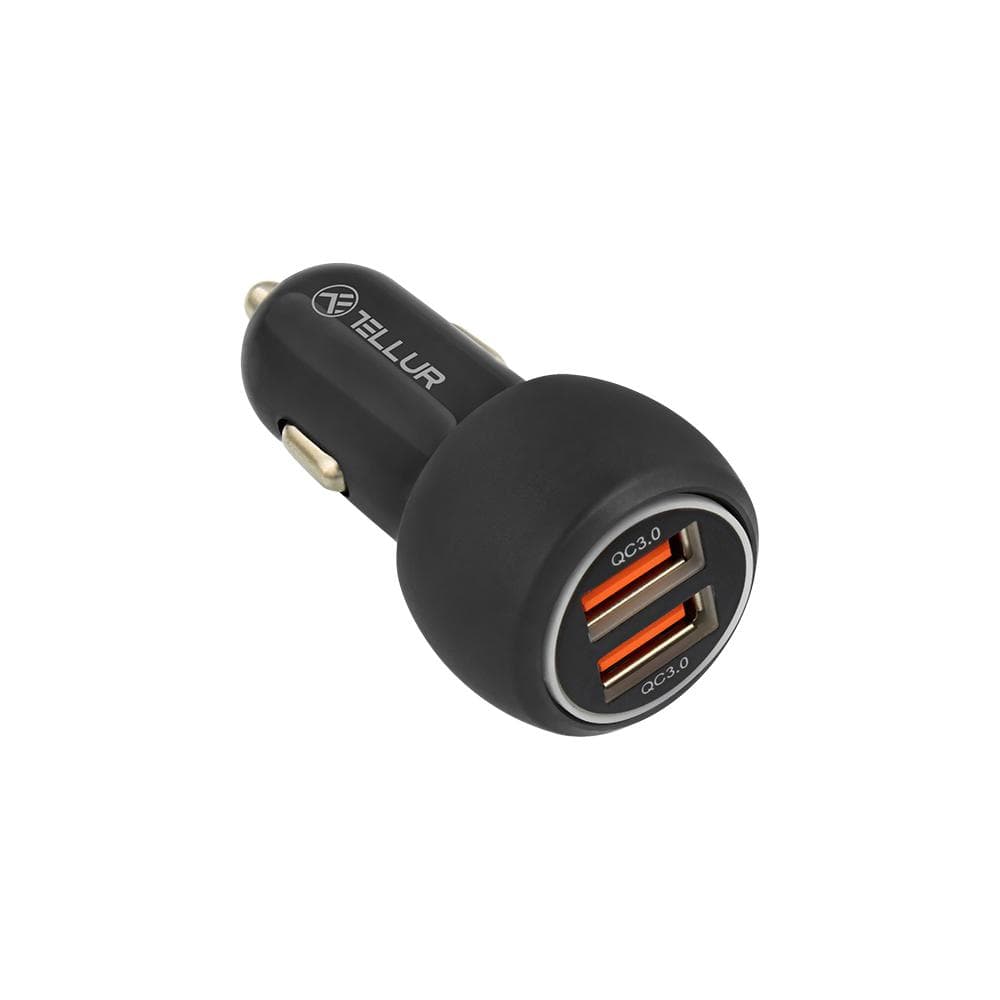 Incarcator auto Tellur FCC8, 6A, 36W (QC 3.0 + QC - 2