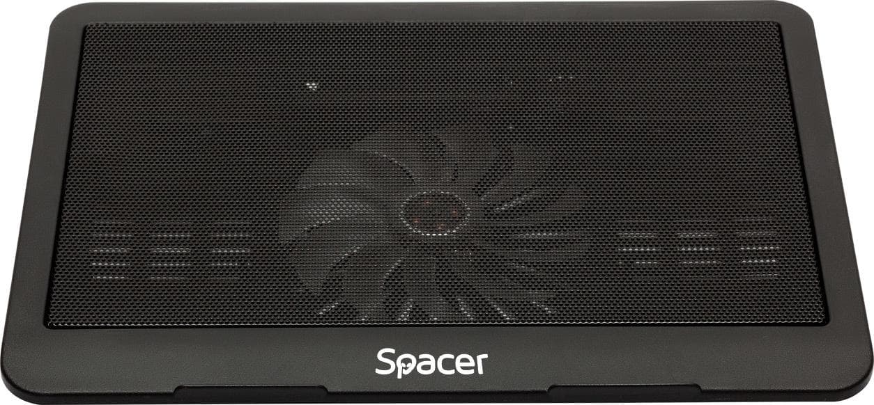 STAND LAPTOP SPACER SP-NC19 15.6", sita metal, fan 14cm, led