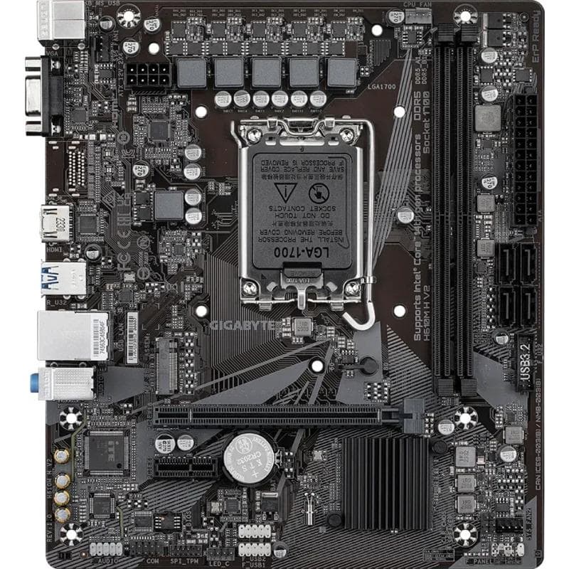 Placa de baza Gigabyte H610M H V2, Socket 1700, DDR5, - 2