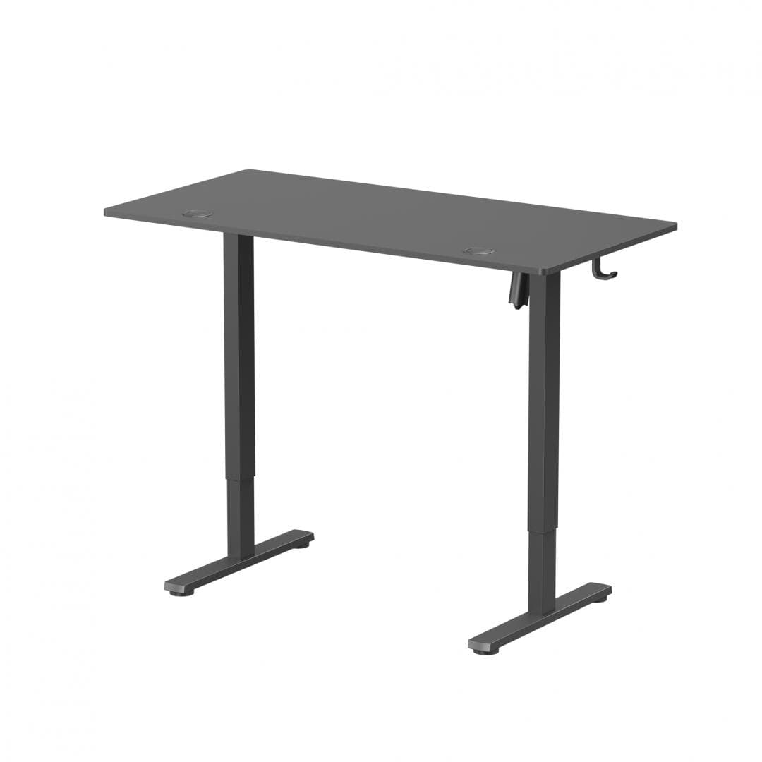 Birou Ascend cu reglare inaltime electric, negru, 1200x600x730~1180 mm, Capacitate - 2