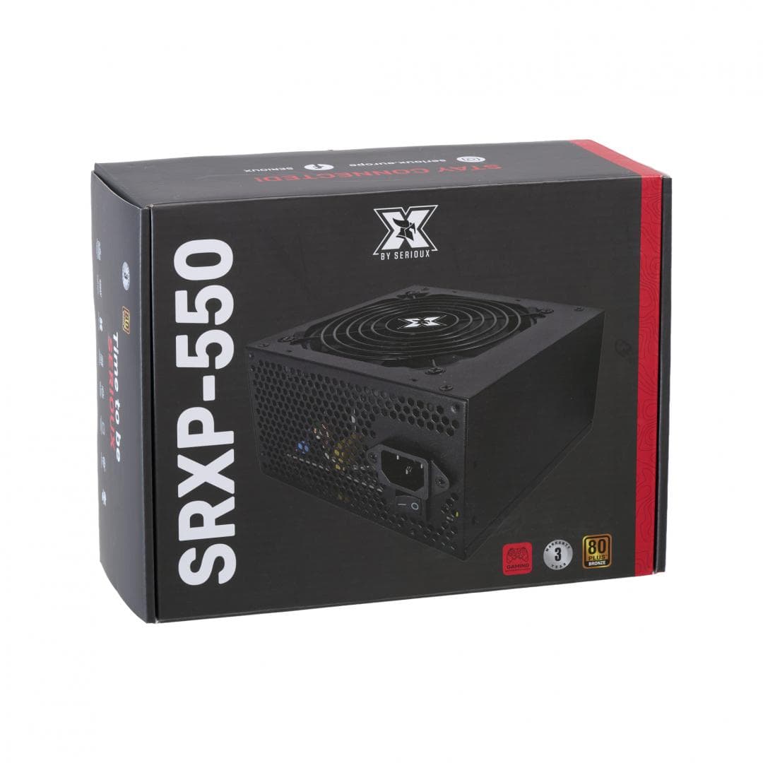 Sursa Serioux Energy 550W, 80+ Bronze, Ventilator 12cm, ATX, material - 4