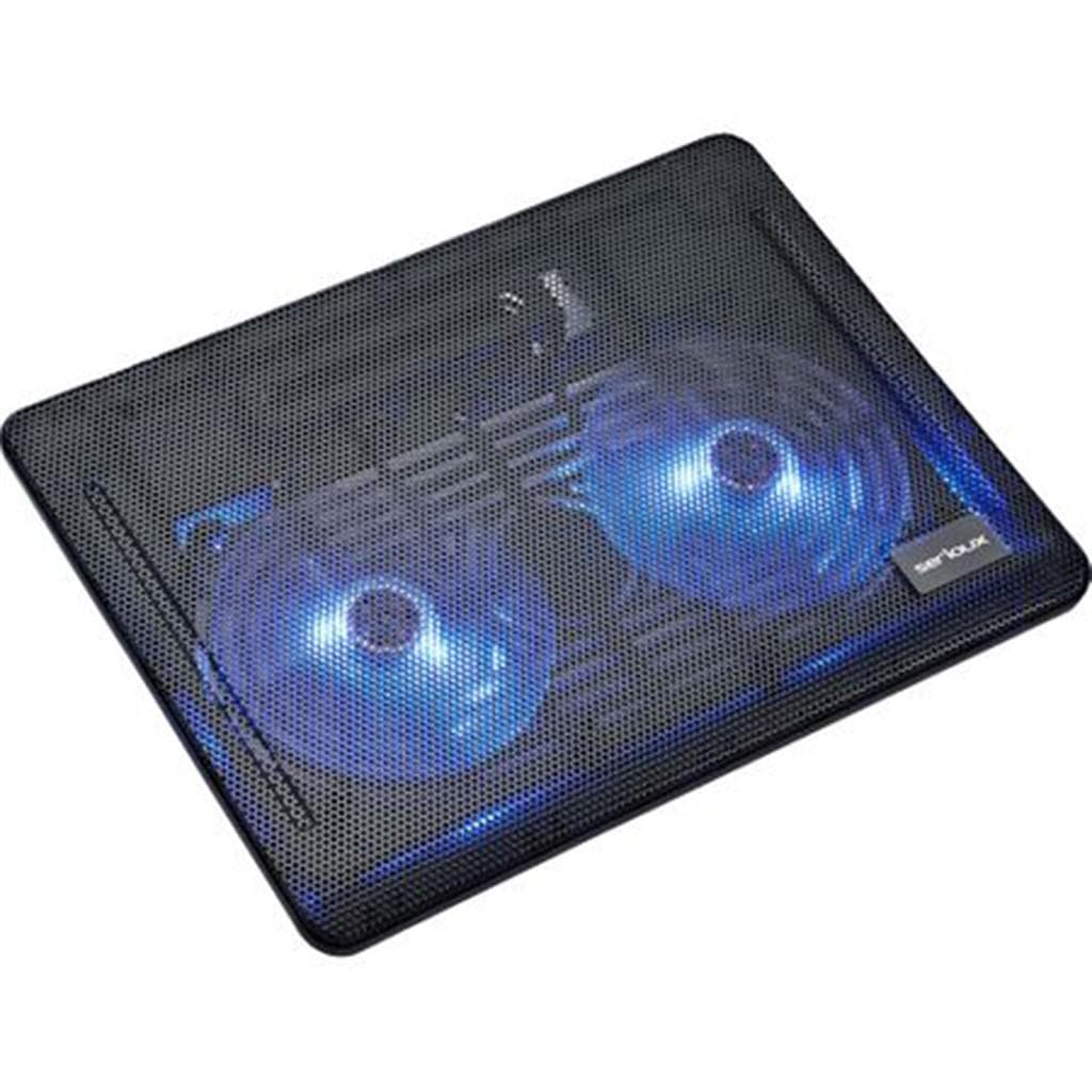 Cooling pad Serioux, SRXNCP007, Dimensiuni: 340*250*23mm, Compatibilitate maxima laptop: 15.6 - 2