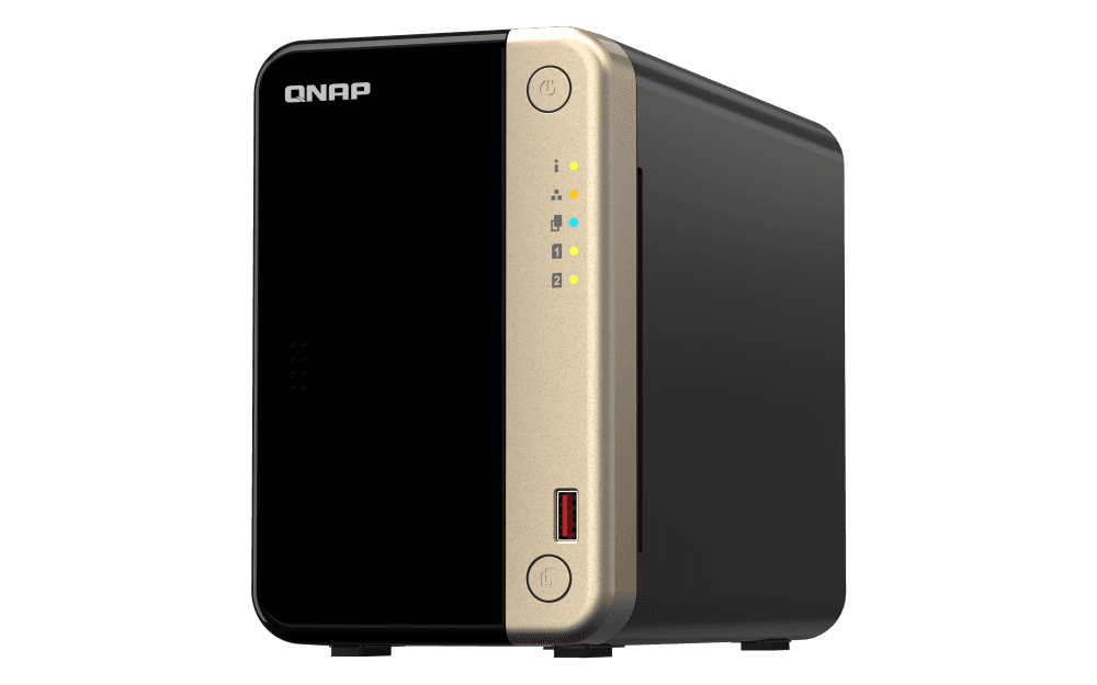 NAS QNAP 264 2-Bay, CPU Intel Celeron N5105/N5095 4-core/4-thread Processor,