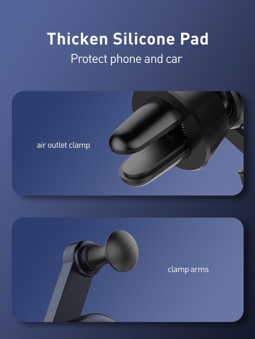 Suport auto telefon Gravity Serioux CH04,  Material: ABS, Mod - 11