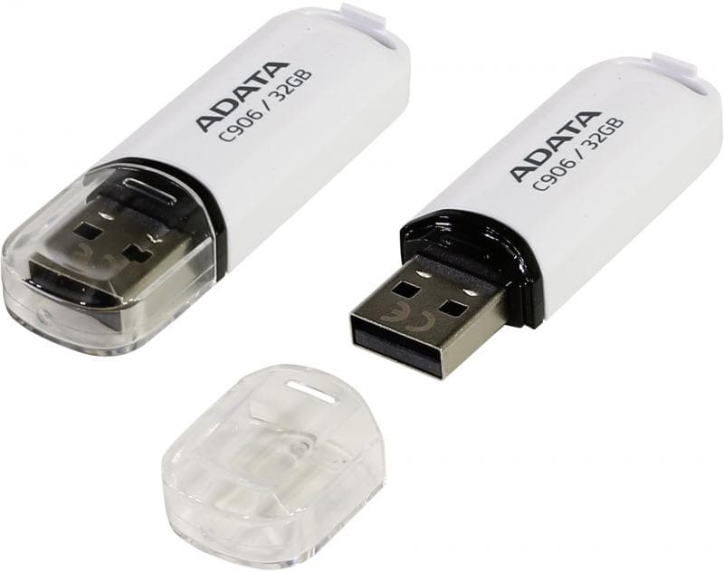 Memorie USB ADATA C906 32 GB, USB 2.0, Alb