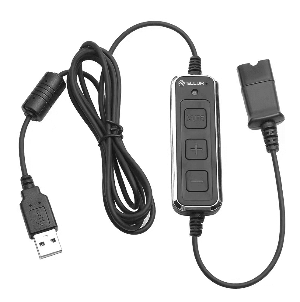 Casti Head-band TELLUR Voice 510N, Wired, Negru - 3