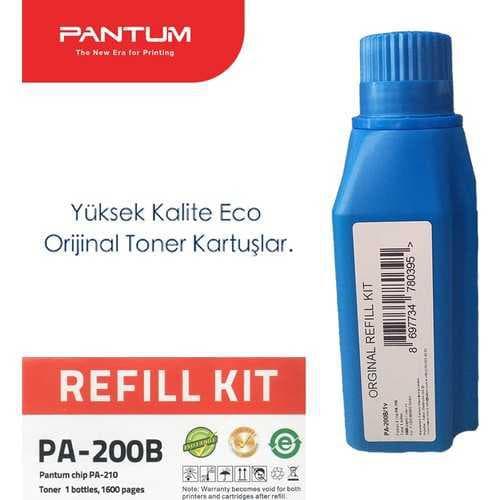 Toner refill kit Pantum PA-200B Black 1.6 k compatibil cu