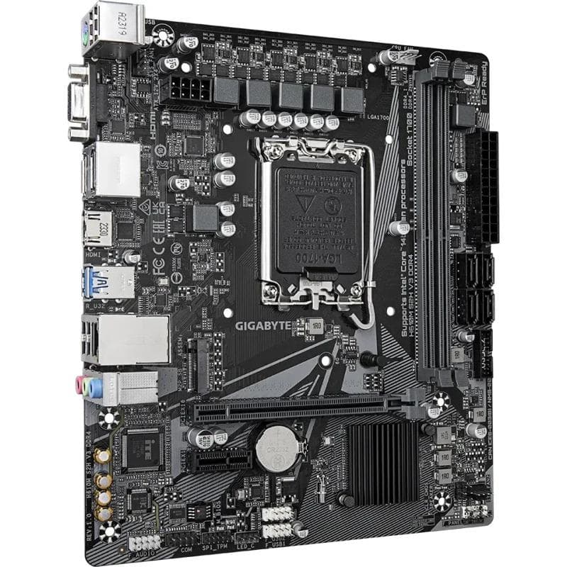 Placa de baza Gigabyte H610M S2H V3, Socket 1700, DDR4, - 2