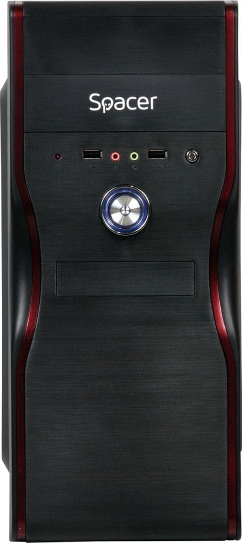 Carcasa Spacer SPC-NEW MERCURY, Mid Tower, Black - 2