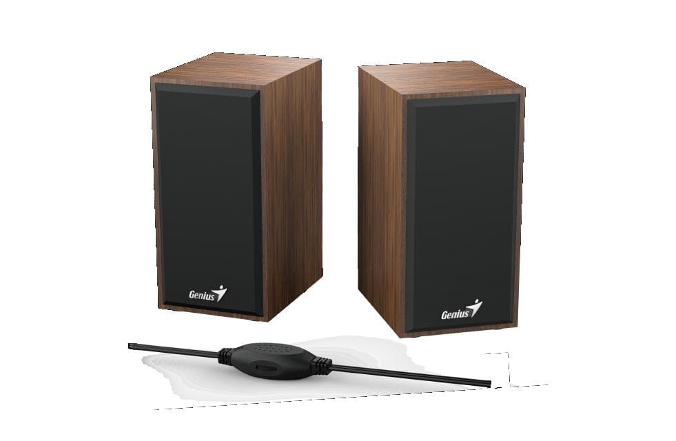 Boxe Genius 2.0 SP-HF180, 6W RMS, USB, Wood - 2